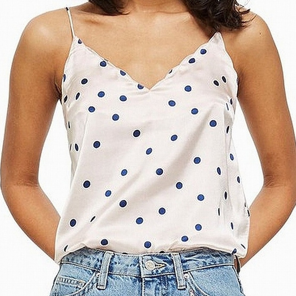 Satin Scallop Cami